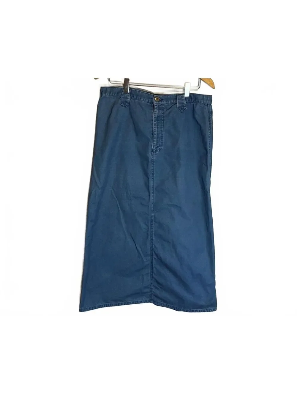 Vintage Calvin Klein midi Lizwear Liz Claiborne Jeans skirt 90s cotton modest